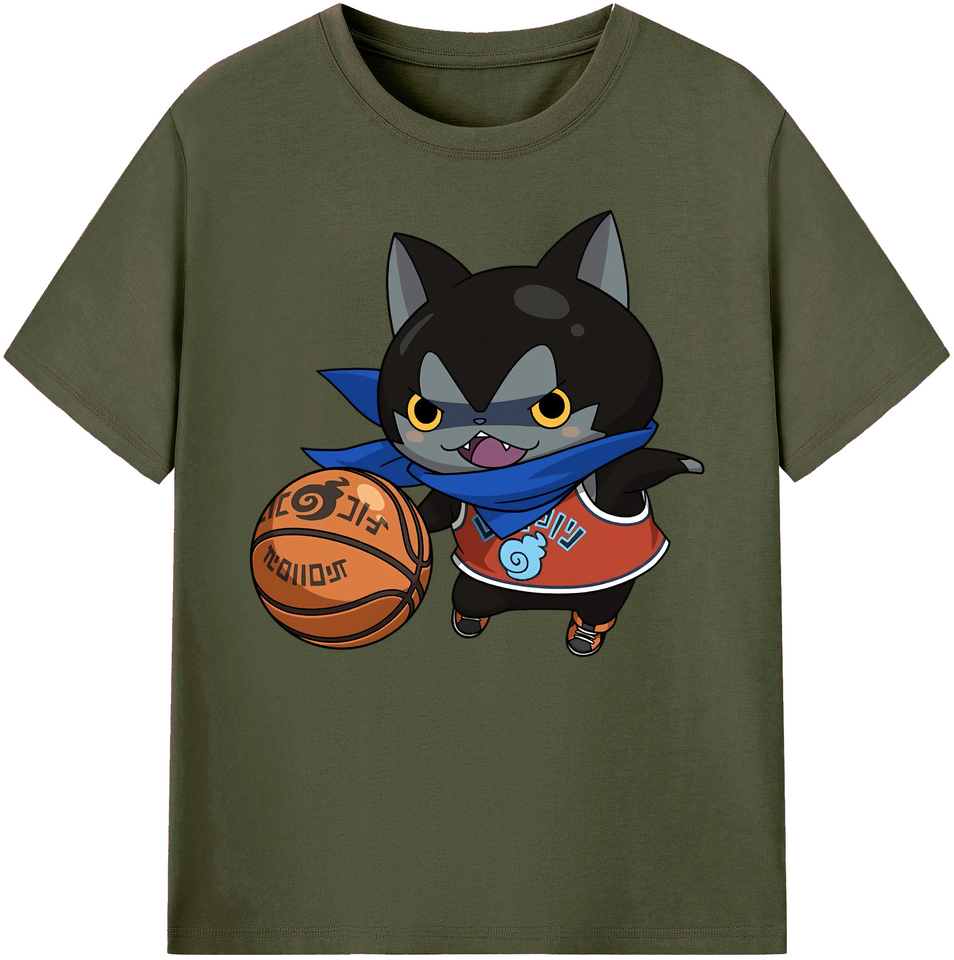 （画像用） 妖怪ウォッチ Yo-kai Watch 綿100％ メンズ半袖Tシャツ｜肌触りやわらか＆通気性